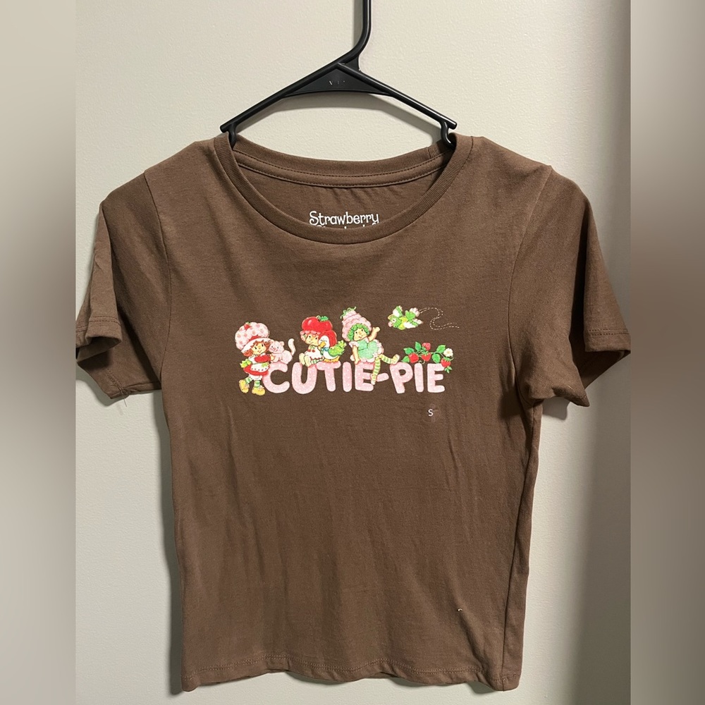 cutie pie strawberry shortcake baby tee